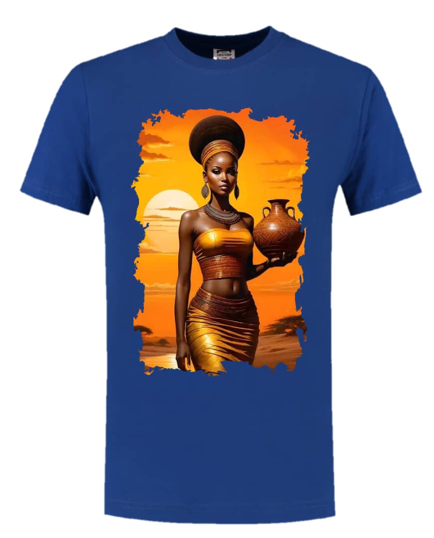T-SHIRT FEMME AFRICAINE