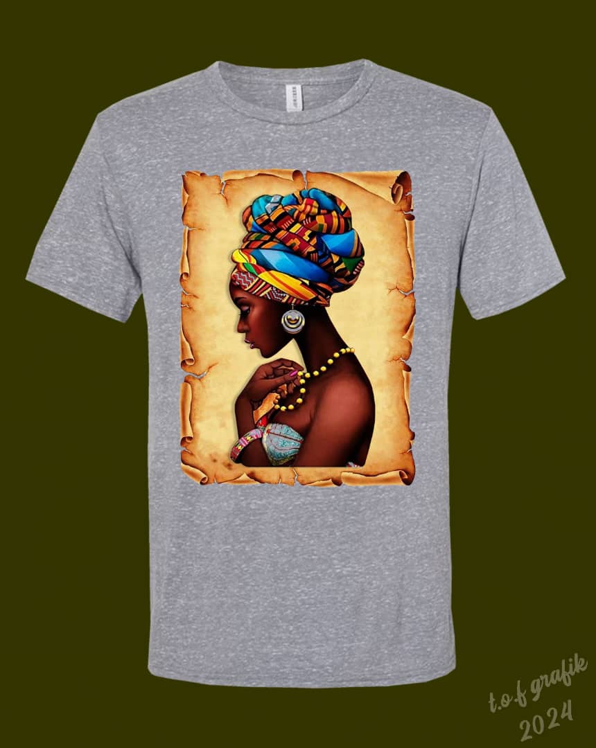 T-SHIRT FEMME AFRICAINE