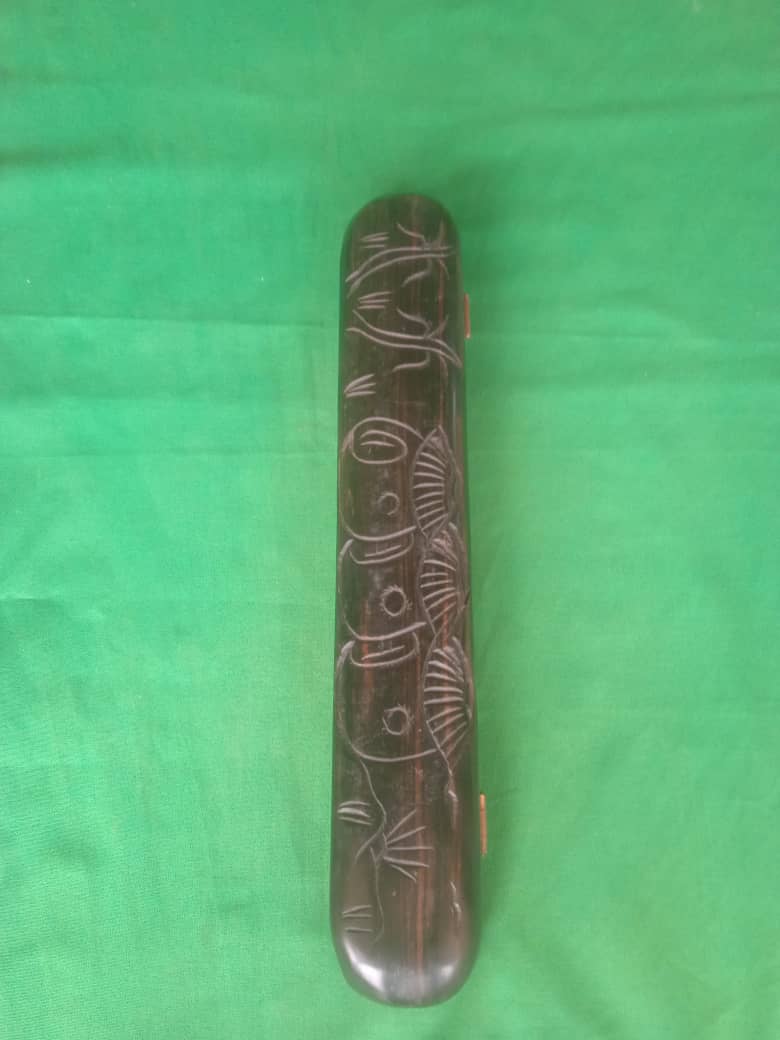 JEU AWALE EN BOIS D'ÉBÈNE